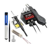 2-in-1 Soldering Station LCD Display 750W Adjustable Temperature Air Flow Control BGA SMD IC Welding Rework Tools Efficient Precision(8898Pro 2)