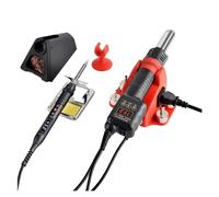 2 in 1 Soldering Station with Digital Display, Hot Air Gun for Precision Welding and Rework, Ideal for Phone, BGA, SMD, PCB, IC Repair