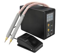 2-in-1 Spot Welder Machine & Dent Puller - Auto/Foot Modes | Anti-Spark Double Pulse Technology | Fast Charging | Alumina Copper Pen for Battery Repairs