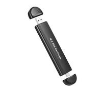 2-in-1 SSD Case USB Portable Hard Drive Disk External Enclosure Adapter Accessory Replacement for Windows 7/8/10/11 Black