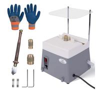 2-in-1 Stained Glass Grinder,Portable Precision Edge Angles (30°/45°/60°/90°) Shaping Drilling Grinder for Glass & Metal Arts,Tile,Marble,Ceramics,Jewelry Making,Mosaics Decoration