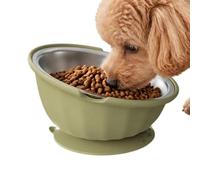 2 In 1 Stainless Steel Dog Bowl Non Spill Pet Feeding Bowl