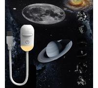 2-in-1 Starry Night Light Projector, 360° Adjustable Northern Light Projector, USB LED Space Star Projector with Night Light & Adjustable Brightness, Star Projector for Bedroom, Car, Party (6PCS)