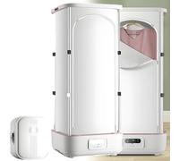 2-in-1 Steam Drying Machine with Remote Control - Collapsible 900W Garment Steamer for Deodorizing and Drying Clothes, Saves 90% Time