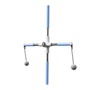 2-in-1 Sticks: Posture Correction Training Device, Jump Rope, Stretching Exercise Device for Gymnastics And Dance, Blue