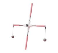 2-in-1 Sticks: Posture Correction Training Device, Jump Rope, Stretching Exercise Device for Gymnastics And Dance, Pink