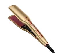 2-in-1 Straightening and Curling Iron in Tourmaline Ceramic Wide Plates 40W