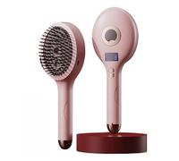 2-In-1 Styling Brush, Hair Mister Brush With Water Spray - Wet Or Dry Hairbrush For Women And Men, Reduces Frizz & Adds Shine,Pink
