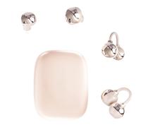 2 in 1 Stylish Clip Bluetooth Headset and Wireless Bluetooth Headphones with 36 Hours Battery, Powerful Bass, Ultra-Compact and IPX5 for Work, Sport and Sleep, Day/Night Mode