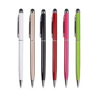 2-in-1 Stylus/Ballpen Universal Capacitive Touch Pen for Touch Screen iPhone iPad Phone (Total 6 pcs (6 Colors))
