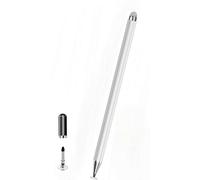 2 in 1 Stylus Pen for AMZ Fire Max 11 Table Fire HD 10/8/7 Touch Screen Pen iPad / Android for Honor Pad / Xiaomi / Redmi PadSE Tab Stylus Pen (White)