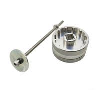 2 in 1 T47 Bottom Bracket Tool for Bicycle, 7075 Aluminum Bike Axle Removal Installer Compatible with PF30 T47, Chris King, Praxis & ThreadFit, 12T/16T Notch Cycling Maintenance Kit