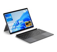 2-in-1 Tablet/Laptop, N100 Core, 14" Window 11 Pro with Backlit Keyboard, 16GB LPDDR5 512GB SSD, 1920x1200 Touchscreen, MS Office, WiFi-6, Type-C HDMI, Dual Camera