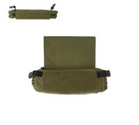 2 in 1 Tactical Hand Warmer Pouch Waist Bag, Plate Carrier Vest Chest Rig Hook Loop Dangler in Buckle Strap EDC Fanny Pack, Muff for Winter Outdoor Camping Hunting Football Fishing (Army Green)