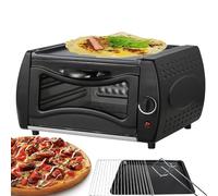 2-in-1 Tandoor Oven with Bake Tray and Rack for Baking Chapati and Roti, Visual Glass Door for Monitoring Cooking