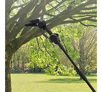 2-in-1 Telescopic Pole Saw & Mini Chainsaw, Electric Extension Pole Chainsaw Cordless Tree Pruner Pole Cutter with 1500mAh Battery, for Wood Cutting, Garden Pruning, Branch Pruning, Shrub Pruning