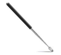2 in 1 Telescopic Teachers Pointer Stick, Smooth Stylus Pen for Touch Screen, Retractable Whiteboard Presenting Pointer for Teaching, Lecture, Coaching, 100cm/39.4in Extension, Black