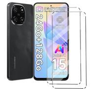 [2 in 1] Tempered Glass Compatible with Blackview Color 6 / POCO M7 Pro 5G 2Pack Tempered Glass Screen Protector for Blackview Color 6,Shockproof Anti-Scratch