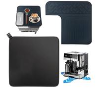 2-in-1 Top Mat & Sliding Mat for Ninja Luxe Coffee Machine Accessories, Waterproof Heat-Resistant Protector & Anti-Slip Coffee Machine Mat for Ninja Luxe Cafe ES601UK ES701UK Series
