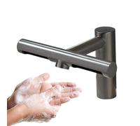 2-in-1 Touchless Sensor Faucet & Hand Dryer Combo for Bathroom Sinks Induction Faucet with Built-in Dryer Ideal for Home & Commercial Use Hygienic & Space-Saving