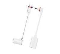 2 in 1 Tough PVC Power to USB C Electricity Cord Set for Sunlight Collection Units and Electronic Items Outdoor Solar Connector