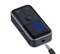 2-in-1 Transmitter/Receiver-3.5 mm TF Card Adapter, Car Speaker Receiver | Compact and portable design for on-the-go, long battery life
