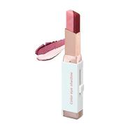 2-in-1 Two Tone Gradient Eyeshadow Stick, Shimmer Cream Eye Shadow Stick, Waterproof Long-Lasting Buildable Eyeshadow Pen, Easy to Blend for Beginners, Natural Daily & Party Eye Makeup (#1)