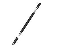 2 in 1 Universal Touch Screen Stylus Pen + Ballpoint Pen for Smartphone/Tablets Compatible With iPad, iPhone, Samsung, etc. BLACK