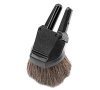 2-in-1 universal vacuum cleaner brush made of natural hair, efficient and gentle cleaning for numerous surfaces, compatible with AEG Electrolux, Philips, Dirt Devil, Rowenta, LG, central vacuum