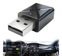 2-in-1 USB Bluetooth WIFi Adapter 5.0 Transmitter for TV,Wireless Audio Adapter for Airpods or Wireless Headphones Dual Pairs,Low Latency,Bluetooth 3.5mm Aux Transmitter for Flight,TV,PC,Gym,Gaming