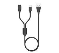 2 in 1 USB Charger for Garmin Watch Charger, 1M/3.3ft Type-C Charging Cable for Garmin Watch