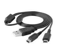 2 in 1 USB Power Charger Cable For Nintendo DSi / 3DS/ DSi XL/NDS/XL/NDSI Replacement Cable with Charger