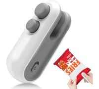 2 in 1 USB Rechargeable Portable Mini Bag Sealer and Cutter with Magnetic Base and Quick Freshness Seal