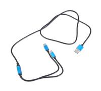 2 In 1 USB To Two C Splitter Cable A To Type And Type Charging 80W And 480Mbps Data Cord For Phones Tablets USB C Cable