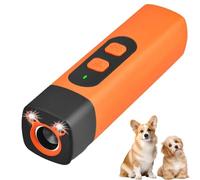 2 in 1 USB Ultrasonic Dog Repeller, Dog Bark Deterrent and Anti Barking Device for Dogs, Dog Bark Deterrent Device with Hd Display and Led Flashlight, Bark Deterrents Control for All Dogs&Cats (B)