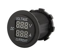 2-in-1 Voltmeter Ammeter, Car Motorcycle DC 12-24V Dual LED Digital Voltmeter Ammeter Amp Volt Meter Guage with LED Digital Display