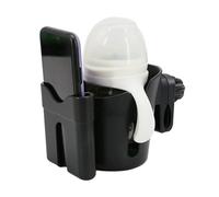2-in-1 Walker Cup Holder with Phone Holder,Mobility Stroller Bottle Holder