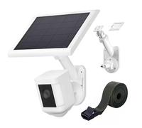 2-in-1 Wall Mount for Cameras and Solar Panels,Mount Compatible with Ring,Blink,Eufy,Arlo,Wyze,Solar Panel and Cam, with Ring Stick Up Cam/Spotlight Cam/Plus/Pro(Battery),Adjustable Angle - White