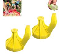 2 in 1 Water Balloons Filling Cover, Easy Fill Water Ballons Tie Tool, Self Sealing Water Balloons Tool for Kids, The Water Fights Gadget, Easy Rapid Fill Ballons Tie Tool (A2)