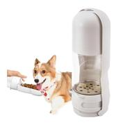 2-in-1 Water Bottle for Dogs and Cats Leak-proof with Integrated | Water dispenser for pets. For drinking and eating for cats, puppies as well as for walks with the cat