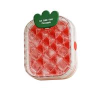 2-in-1 Water Bottle for Ice Cubes, Leak-Proof, Portable Pineapple Shape, Ice Water Bottle for Freezer Juice and Drinks, Easy Removable Maker for Summer, Outdoor, Indoor, Travel, Car