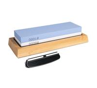 2 in 1 whetstone set 1000 / 6000 silicone holder knife sharpener