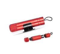 2-in-1 Window Breaker and Glass Breaker, Portable Seatbelt Cutter Emergency Escape Tool for Car, Vehicle Safety Glass Hammer for Land and Water Escape (Red)