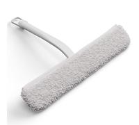 2 in 1 Window Cleaner and Cloth, 28 cm Glass Cleaner, Shower Box, Window Cleaning Washable, Professional Window Squeegee, Hygienic Glass Cleaner with Ergonomic Handle