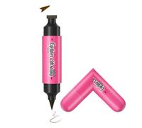 2 In 1 Winged Eyeliner Stamp - Dual-Ended Liquid Liner For Beginners，Brown | Quick Dry & Waterproof, Smudge Proof, Cat Eye Tool, One-Click Symmetrical Wings, Right-Angle Grip, Long-Wear For Daily/Party