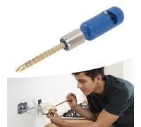 2 in 1 Wire Stripper and Multifunctional Connecting Rod for 1/4 Inch Power Drill,10mm² Cable Quick Stripping Tool with Storage Box,Wire Twister Tool Wire Stripper