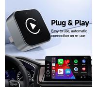2 in 1 Wireless CarPlay Adapter Apple Car Play Android Auto AI Smart Box Car Intelligent Systems for Toyota Honda Autosky Vw Sky Carplay Adapter