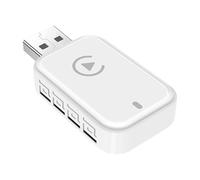 2 in 1 Wireless CarPlay Android Auto Adapter Wireless CarPlay Adapter Convert Wired To Wireless Mini Carplay&Auto Box Dongle Plug & Play for and Android Factory Wired Cars