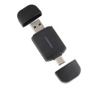 2-in-1 Wireless for carplay for android Adapter USB Wireless for carplay Dongle for iPhone for ios 12 for android Auto Adapter Wireless for Samsung Pixel Play Wired to Wireless for carplay Converter