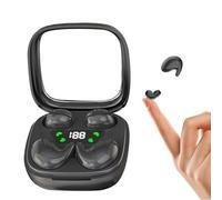 2-in-1 Wireless Small Invisible Earbuds Set Bluetooth Hidden Sleep Earphones for Side Sleeping Flat Headphones In Ear Mini Ear Buds for Small Ear Canals for iPhone Android Men Women Side Sleepers Work